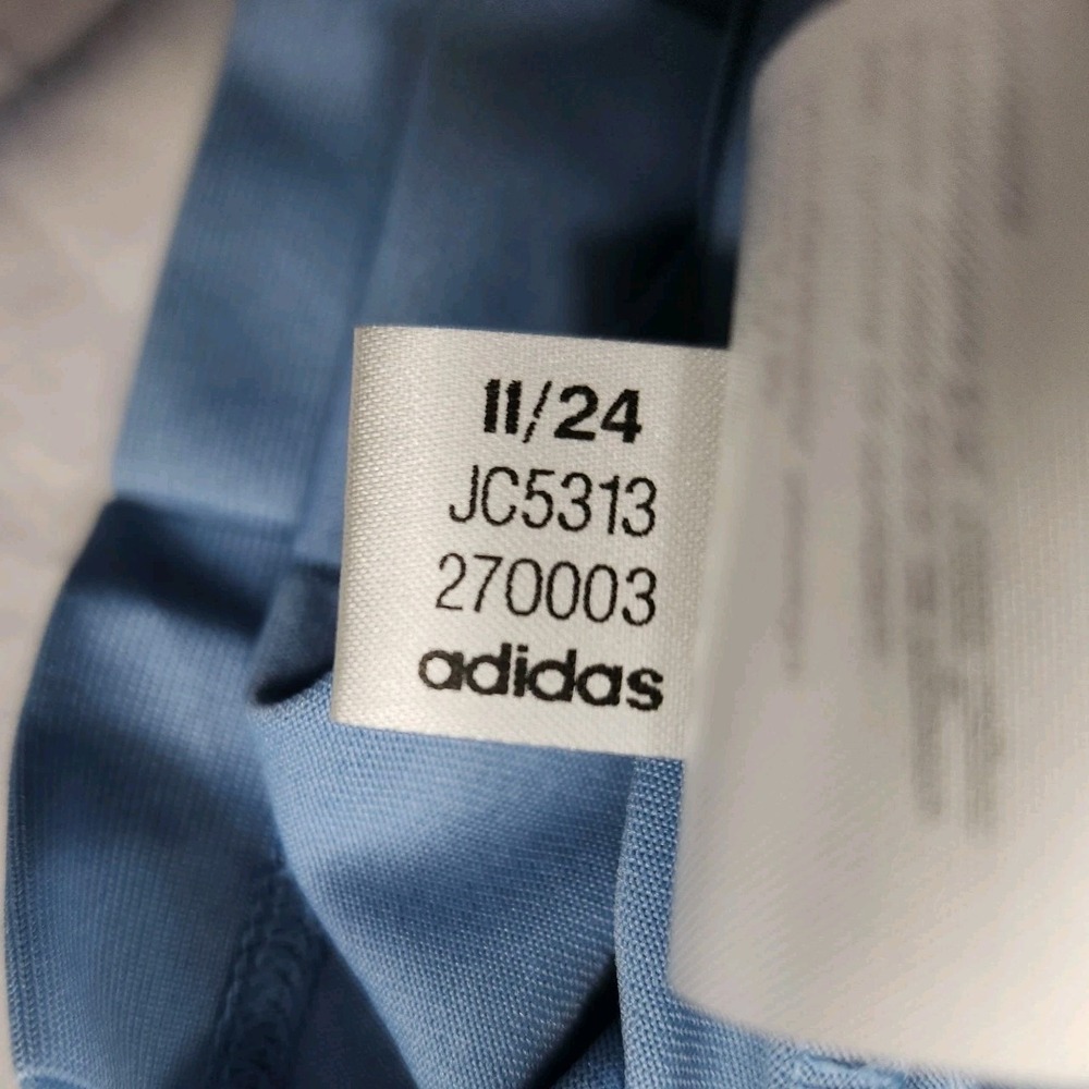 adidas Originals x Liberty London WOMENS S Blue Tonal Soccer Jersey Dress JC5313 - Picture 7 of 12